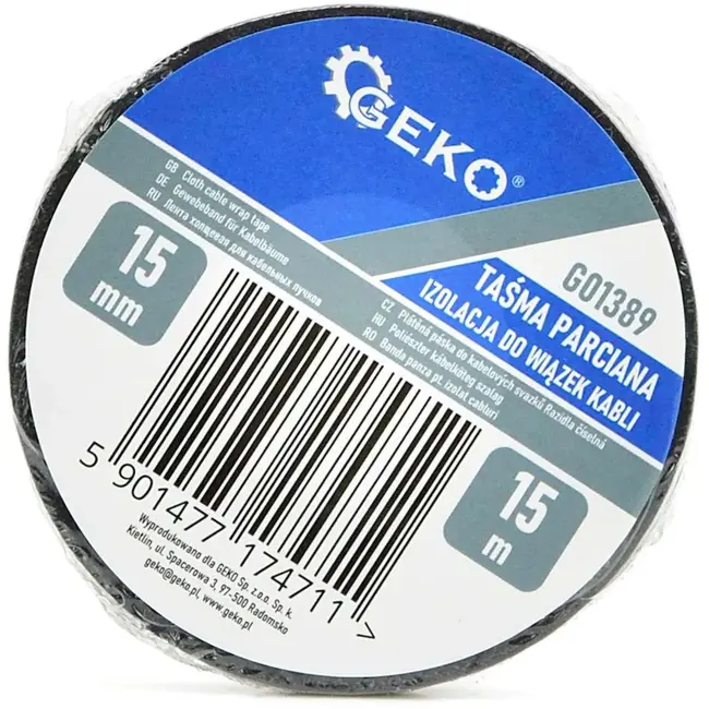 GEKO Isolatietape - Flexibel - Geluidsdempend - Slijtvast - 15mm x 15m