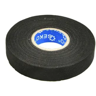 GEKO Stoffen isolatietape - Flexibel - Geluidsdempend - Slijtvast - 19mm x 25m