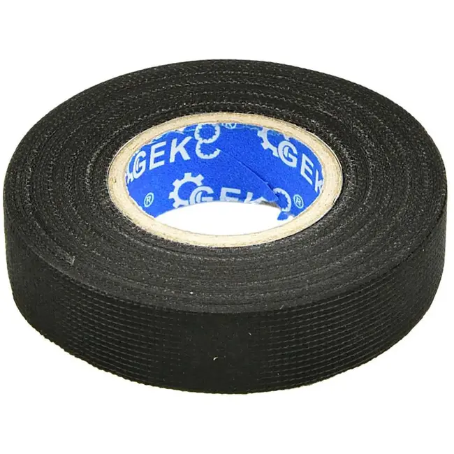 GEKO Stoffen isolatietape - Flexibel & slijtvast - 19mm x 15m