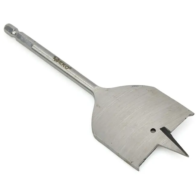 GEKO Spadeboor hout - 55mm - Hex schacht - Precisie snijden - 152mm lengte