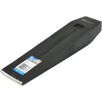 GEKO Stalen kloofwig - 2 kg - Snel en efficiënt hout splijten - Zwart