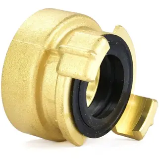 GEKO Messing klauwkoppeling - interne draad 32 mm - oliebestendige afdichting