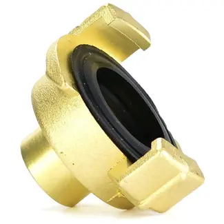 GEKO Messing klauwkoppeling - 3/8" binnendraad - 40 mm klauwafstand - robuust en oliebestendig