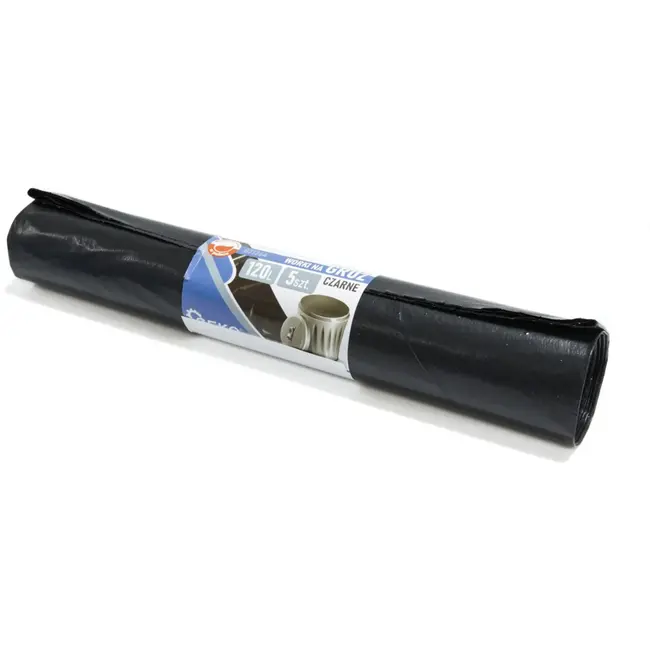 GEKO Extra sterke puinzakken - 120L - zwart - 5 stuks