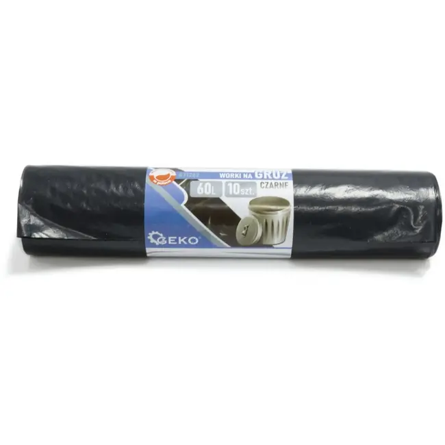 GEKO Extra sterke puinzakken - 60L - zwart - 10 stuks