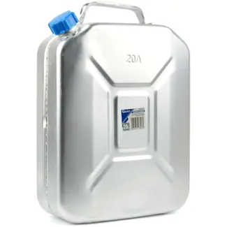 GEKO Verticale aluminium jerrycan - lichtgewicht en corrosiebestendig - 20 liter