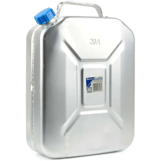 GEKO Verticale aluminium jerrycan - lichtgewicht en corrosiebestendig - 20 liter