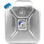 GEKO Verticale aluminium jerrycan - 10 liter - lichtgewicht en corrosiebestendig