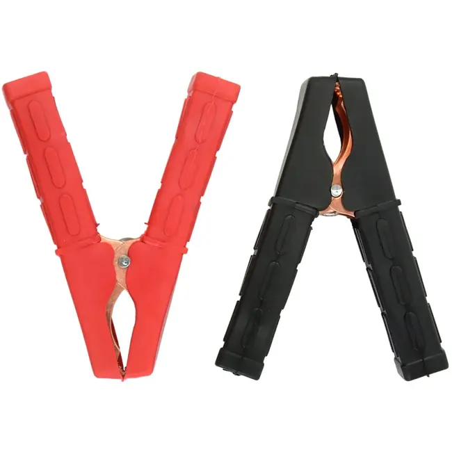 GEKO Booster klemmen - 100A - Sterke grip - Set van 2 - Rood/Zwart