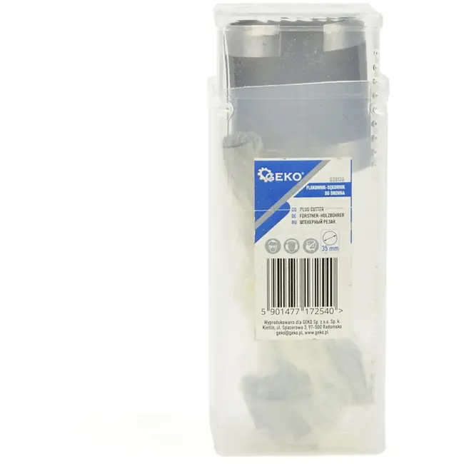 GEKO Forstner- en plugfrezenset - HCS staal - 35 mm - Voor houtbewerking