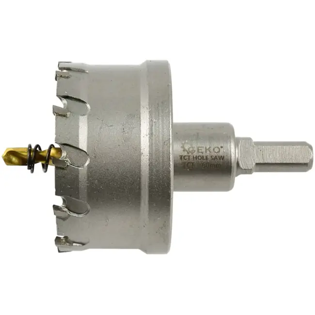 GEKO Carbide gatenzaag - 60 mm - titanium boor - hoge precisie - lange levensduur