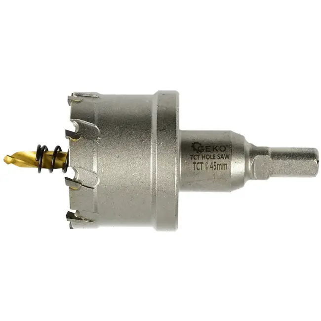 GEKO Carbide gatenzaag - 45 mm - titanium boor - hoge precisie
