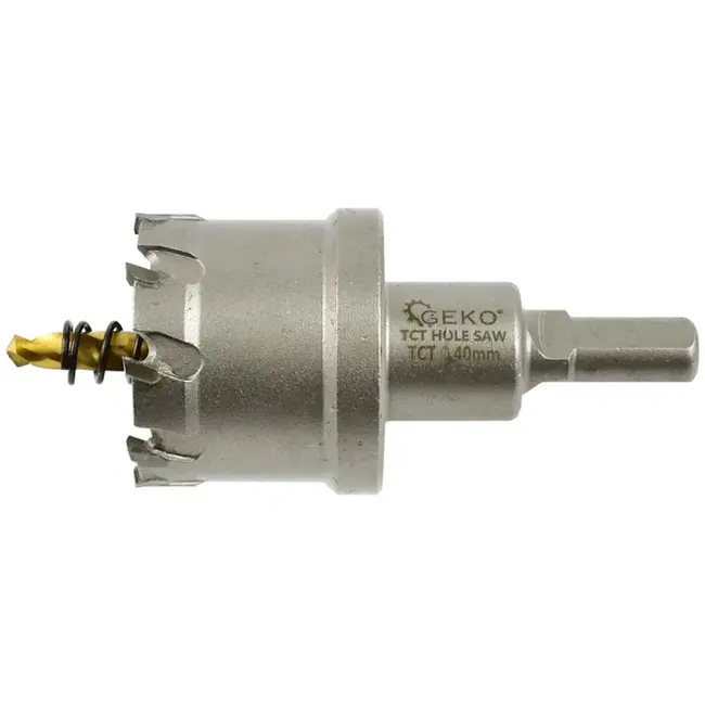 GEKO Carbide gatenzaag - 40 mm - Titanium boor - Hoge precisie - Duurzaam ontwerp