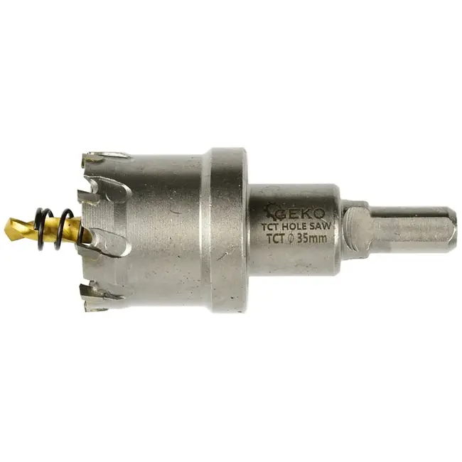 GEKO Carbide gatenzaag - 35 mm - titanium boor - hoge precisie
