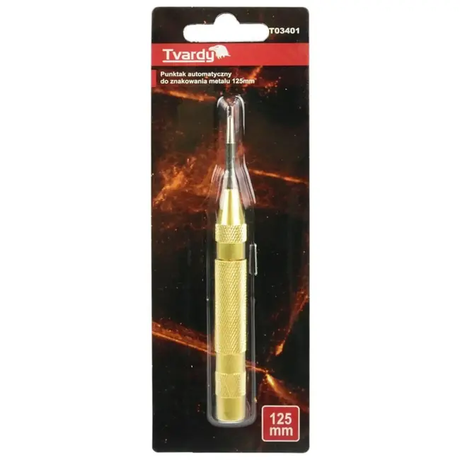 Tvardy Automatische metaalpons - 125mm - Gereedschapsstaal - Eénhandig gebruik