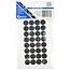 GEKO Zelfklevende viltschijven - Geluiddempend - 17 mm - 32 stuks - Zwart