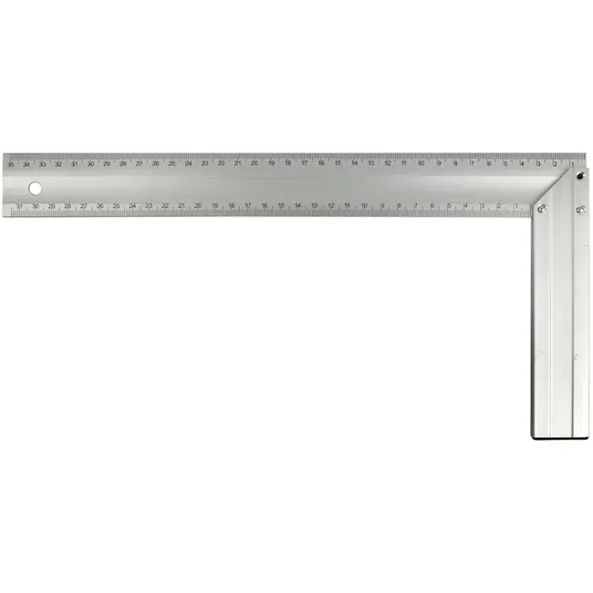 GEKO Aluminium winkelhaak - 350 mm - Duurzaam en nauwkeurig