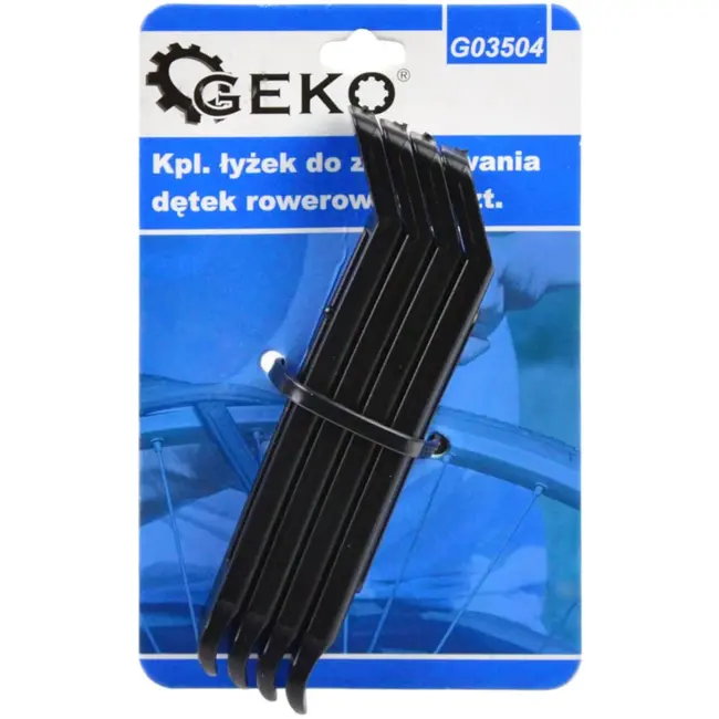 GEKO Fietsenbanden Demontageset - 4-delig - Duurzaam Kunststof - Lichtgewicht en Draagbaar