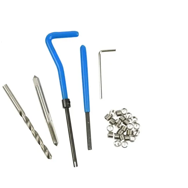 GEKO Reparatieset voor schroefdraad - M5x0.8 - HSS4341 staal - 30 inserts