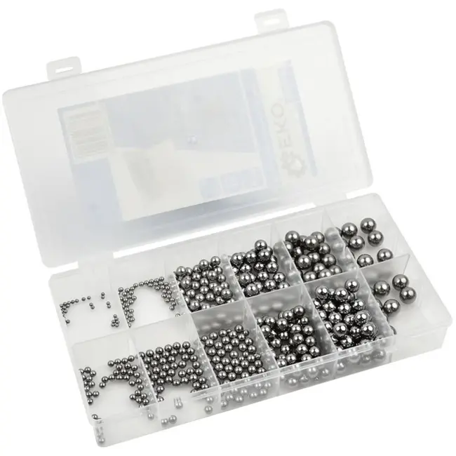 GEKO Stalen kogels - 470-delige set - 11 maten - Hoogwaardige lagerstaal