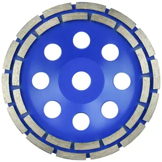 GEKO Diamantslijpschijf - Dubbel Segmented - 180 mm - Voor Beton en Steen