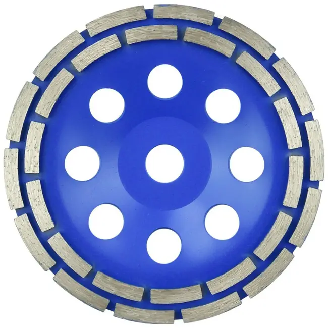 GEKO Diamantslijpschijf - Dubbel Segmented - 180 mm - Voor Beton en Steen