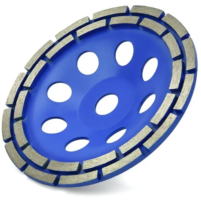 GEKO Diamantslijpschijf - Dubbel Segmented - 180 mm - Voor Beton en Steen