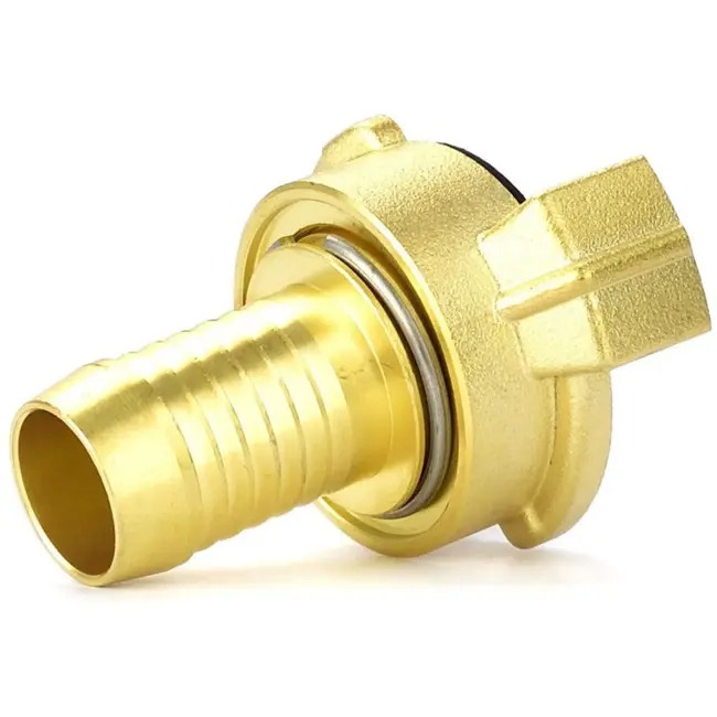 GEKO Messing koppeling - 360° draaibaar - 3/4" aansluiting - Waterdicht en duurzaam