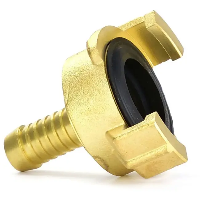 GEKO Messing koppeling - 360° draaibaar - 1/2" aansluiting - Robuust en duurzaam