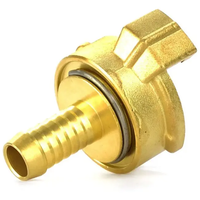 GEKO Messing koppeling - 360° draaibaar - 1/2" aansluiting - Robuust en duurzaam