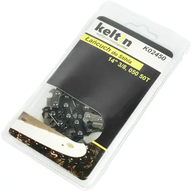 Keltin Kettingzaagketting - 3/8" Steek - 50 schakels - 35 cm Zaagblad - Volle Beitel