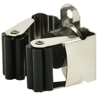 GEKO Gereedschaphouder - 1 slot - Staal en rubber - Voor schachten 20-35 mm