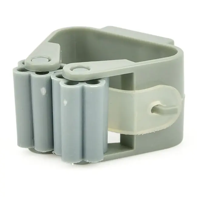 GEKO Zelfklevende gereedschapshouder - 1 slot - Voor stelen 20-35 mm - Kunststof