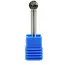 GEKO Sferische freeskop - tungsten carbide - slijtvast - 10x9 mm - 6 mm schacht