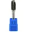 GEKO Cilindrische frees - afgeronde kop - wolfraamcarbide - 10x20 mm - slijtvast