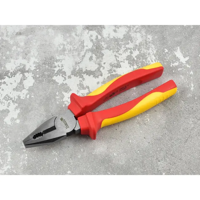 Tvardy Elektrische combinatietang - 1000V isolatie - 200 mm - CrV staal