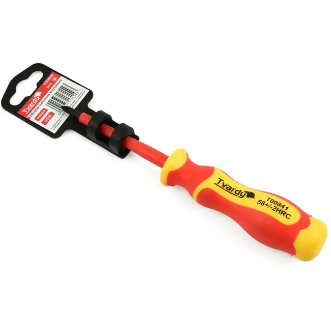 Tvardy Kruiskopschroevendraaier - Geïsoleerd - Ergonomisch - 80 mm - VDE-gecertificeerd