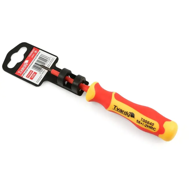 Tvardy Isolatieschroevendraaier - PH0 - 60 mm - Ergonomisch - 1000V Veiligheid