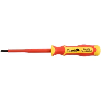 Tvardy Isolatieschroevendraaier - Plat - Ergonomisch - 1000V - 4x100 mm