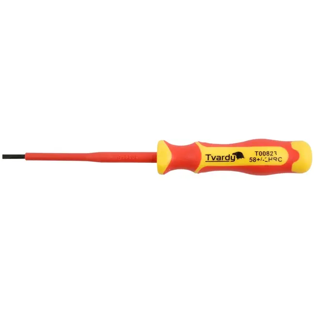 Tvardy Geïsoleerde schroevendraaier - plat - ergonomisch - 1000V - 3x100 mm