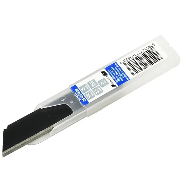 GEKO Vervangmessen - 18mm - SK5 staal - Zwart - 10 stuks