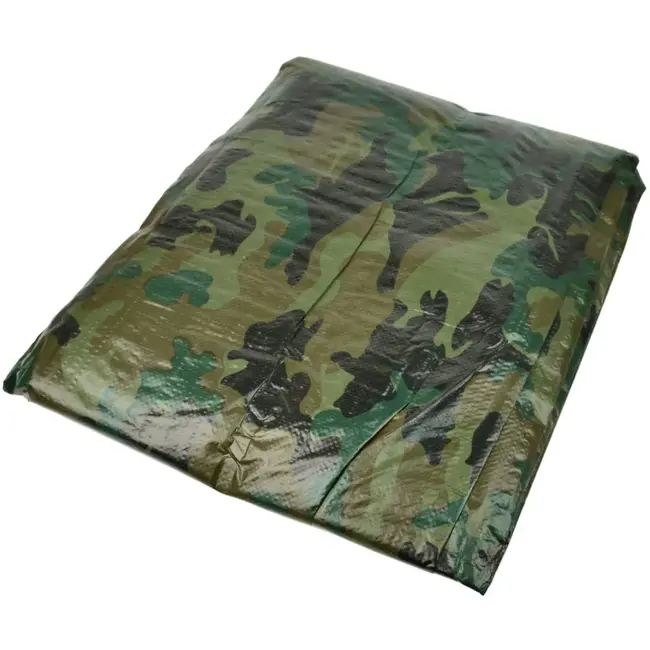 GEKO Camouflage zeil - waterdicht - 5,49x4 m - lichtgewicht - versterkte randen