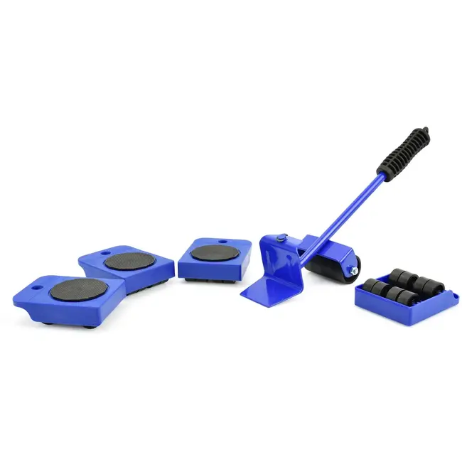 GEKO Meubelverplaatser set - 5 stuks - 150 kg draagkracht - met hefboom