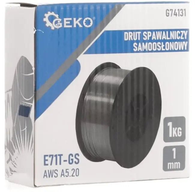 GEKO Zelfbeschermende lasdraad - 1,0 mm - 1 kg - Mobiel en efficiënt