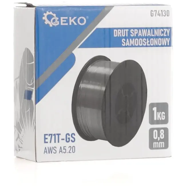 GEKO Zelfbeschermende lasdraad - 0,8 mm - 1 kg - Efficiënt en mobiel