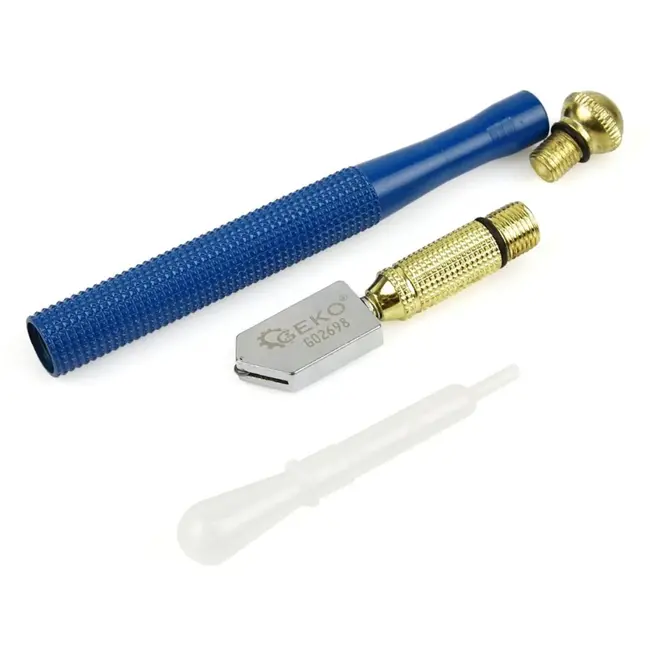 GEKO Glasolie-snijder - Tungsten Carbide - Automatische oliedosering - 177 mm