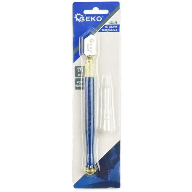 GEKO Glasolie-snijder - Tungsten Carbide - Automatische oliedosering - 177 mm