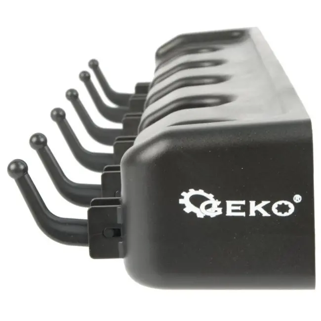 GEKO Wandgemonteerde gereedschapsorganizer - 5 sleuven - 405 mm breedte