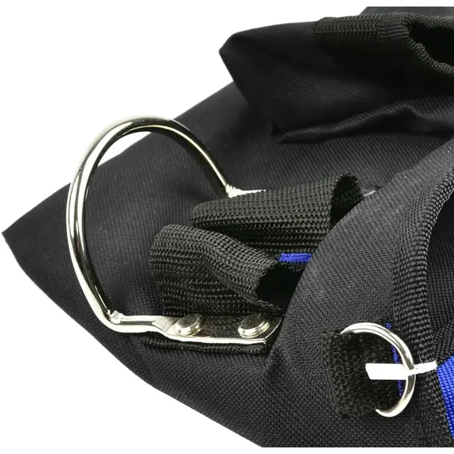 GEKO Tool pouch - 5 vakken - Slijtvast plastic - Met hamerhouder