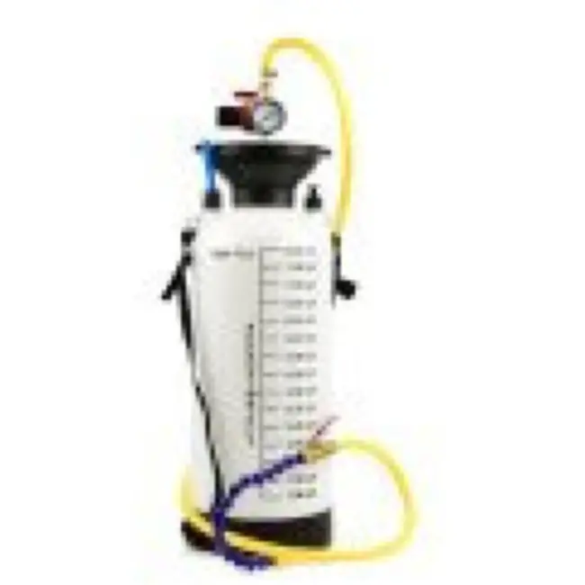 GEKO Pneumatische oliedispenser - 8 liter - Flexibele slang - Drukmeter - Voor moeilijk bereikbare plekken